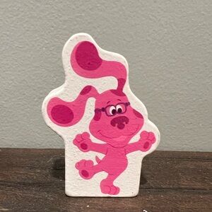Blues Clues Magenta Wooden Block 2 Inches Cake Topper